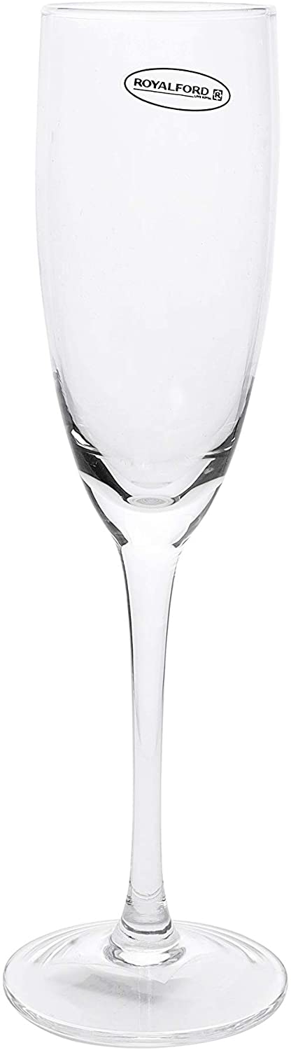 Royalford Flute Glass clear crystal glass