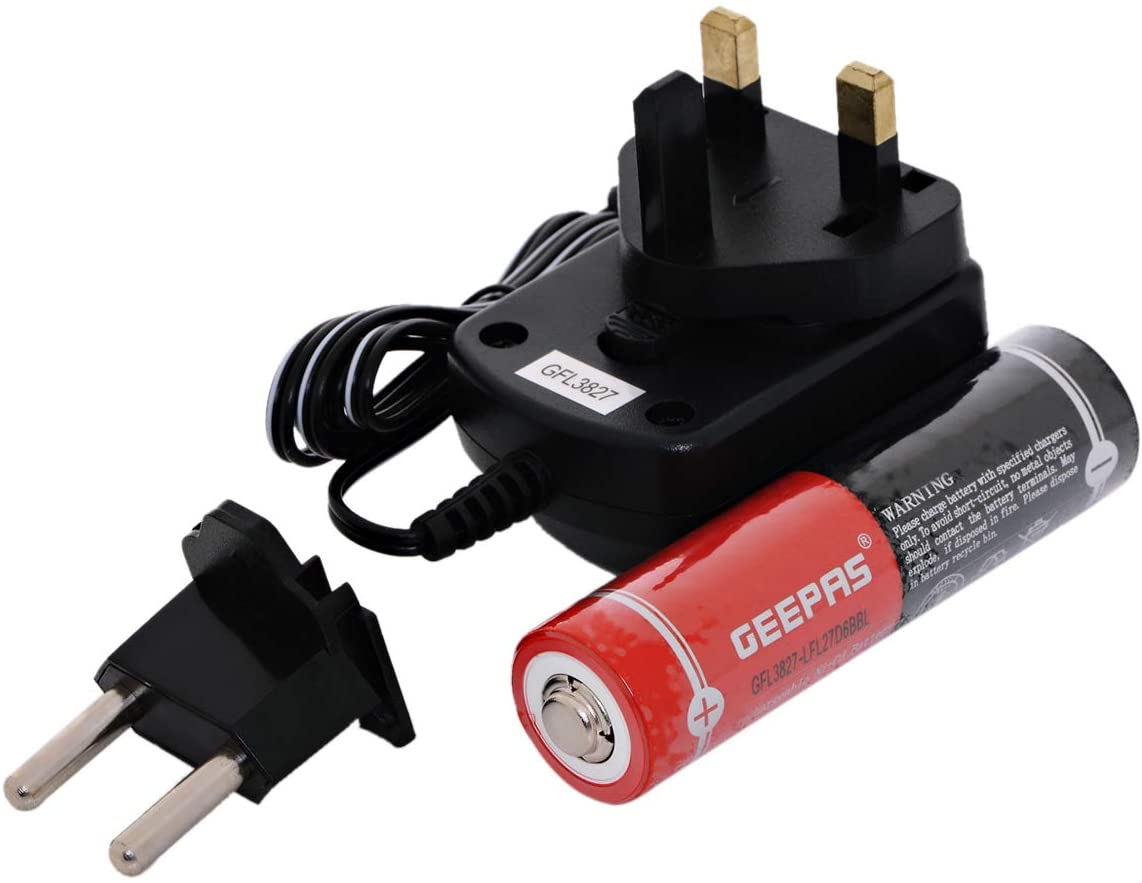 Geepas Rechargeable LED Flashlight