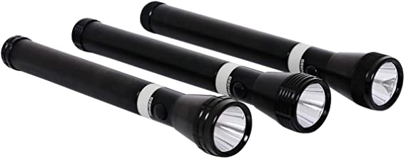 Geepas Family Pack Rechargeable LED Flashlight Set of 3 | in Bahrain | Halabh.com