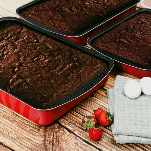 Shop Royalford 3 Pcs Baking Tray Set | Best Tray Set | Halabh