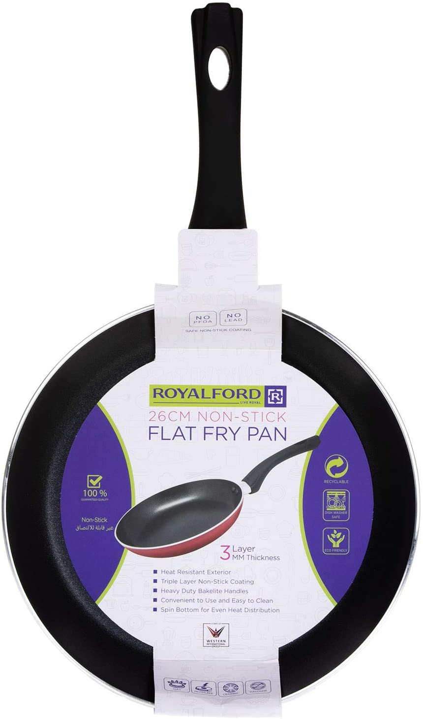 Royalford Fry Pan 26Cm Black