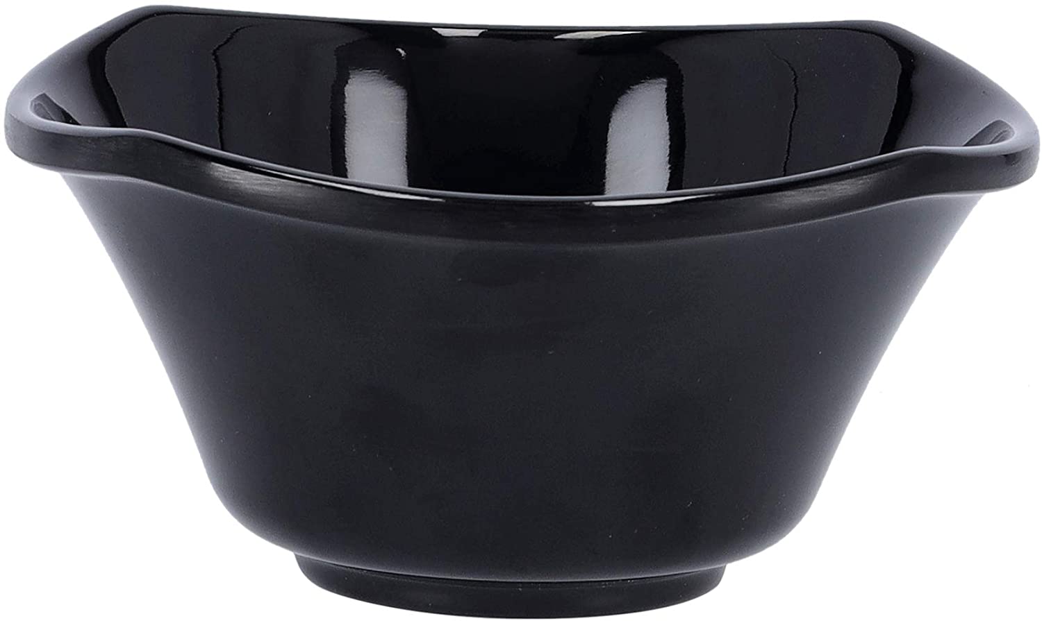 Royalford 4.5 inch Melamine Ware Square Bowl Black