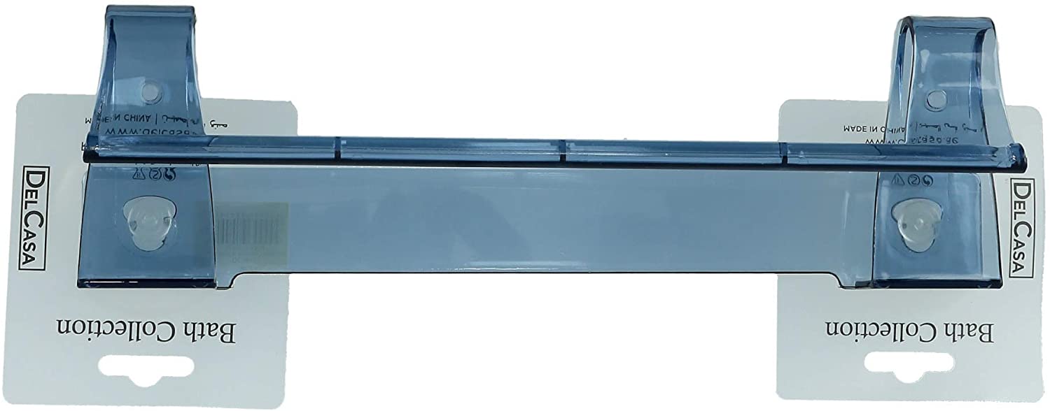 Delcasa DC1001 Easy Stick Towel Hanger Clear 24" Hanger
