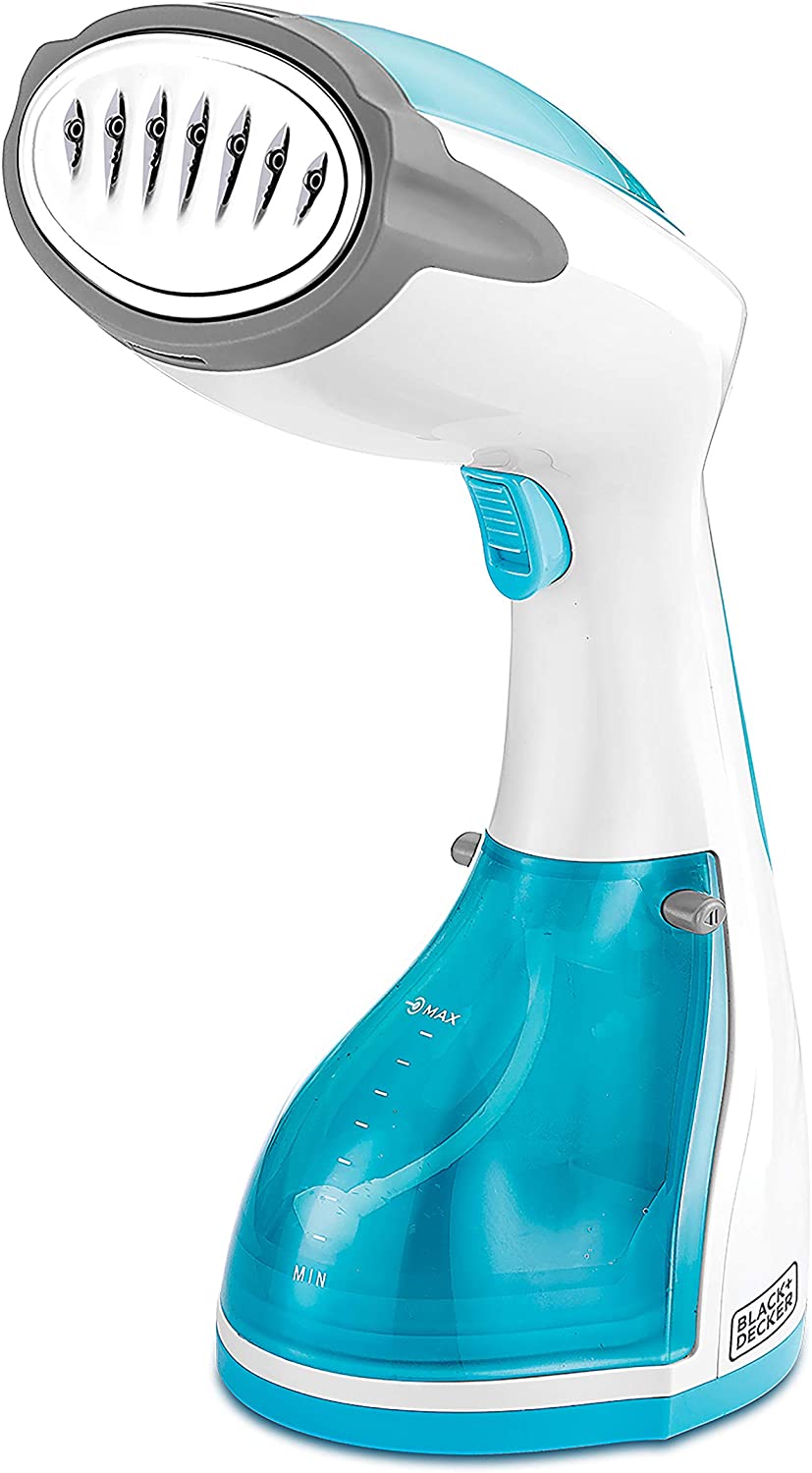 Black & Decker Handheld Garment Steamer White & Blue in Bahrain | Halabh.com