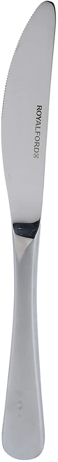Royalford 2 Pcs Table Knife Silver