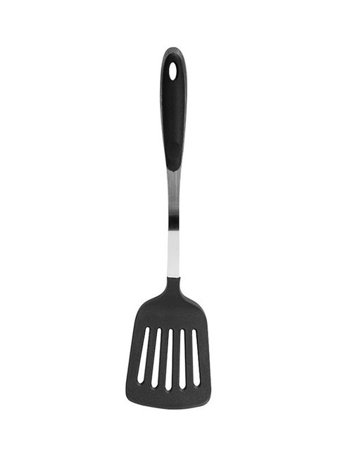 Royalford Nylon Slotted Spatula with Steel Handle