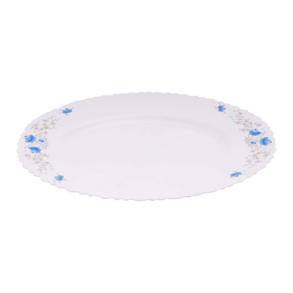 Royalford Opal Ware Romantic Oval Plate 14 Inch