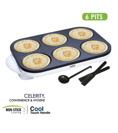 Sanford Crepe Maker 6 Pcs 1000W White