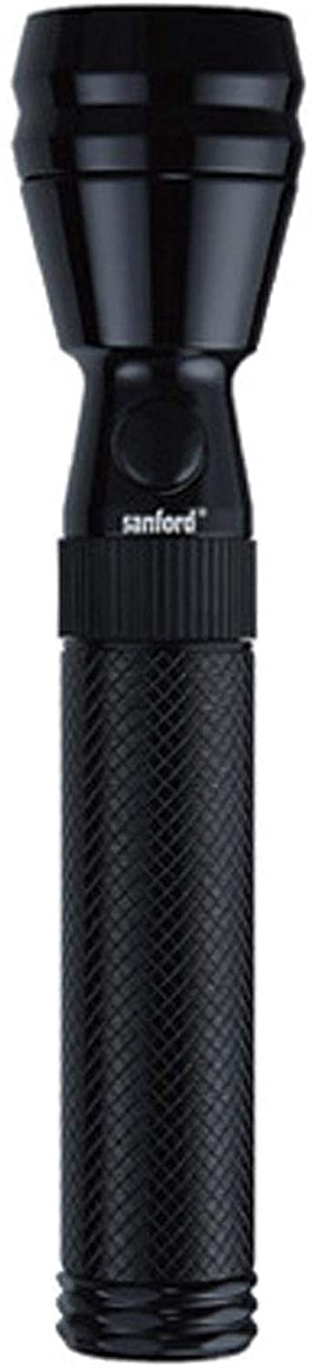 Sanford Rechargeable LED Search Light 1 AA Battery Black