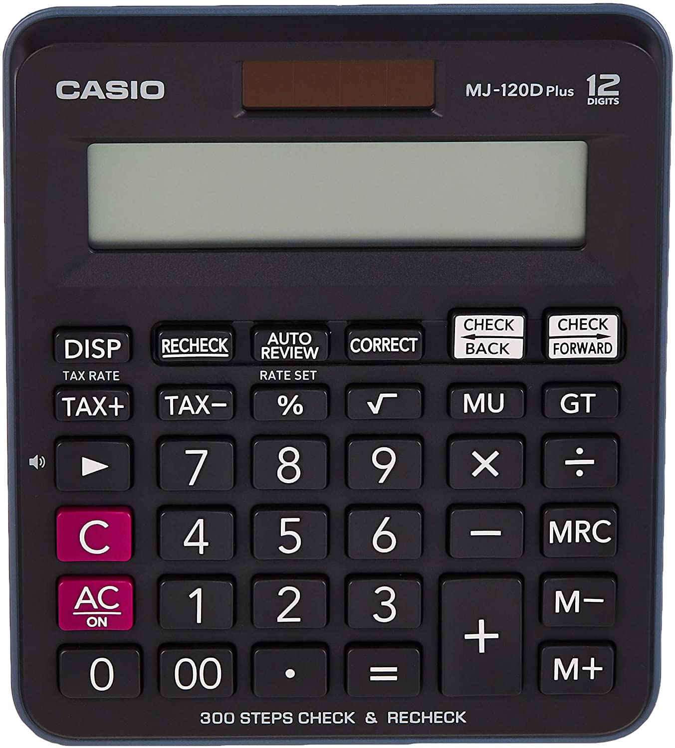 Casio Practical Calculator 12 Digits Black - OG-MJ120