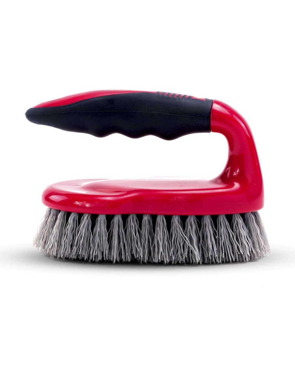 Royalford Scrubbing Brush With Handle Red