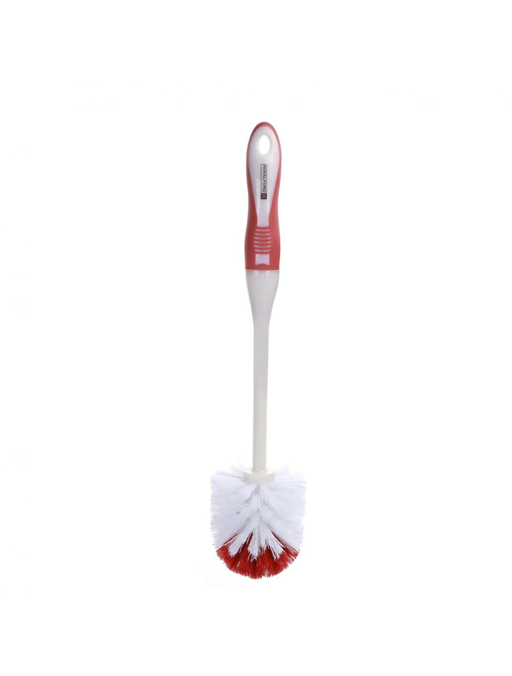 Royalford Toilet Brush with Holde White & Red