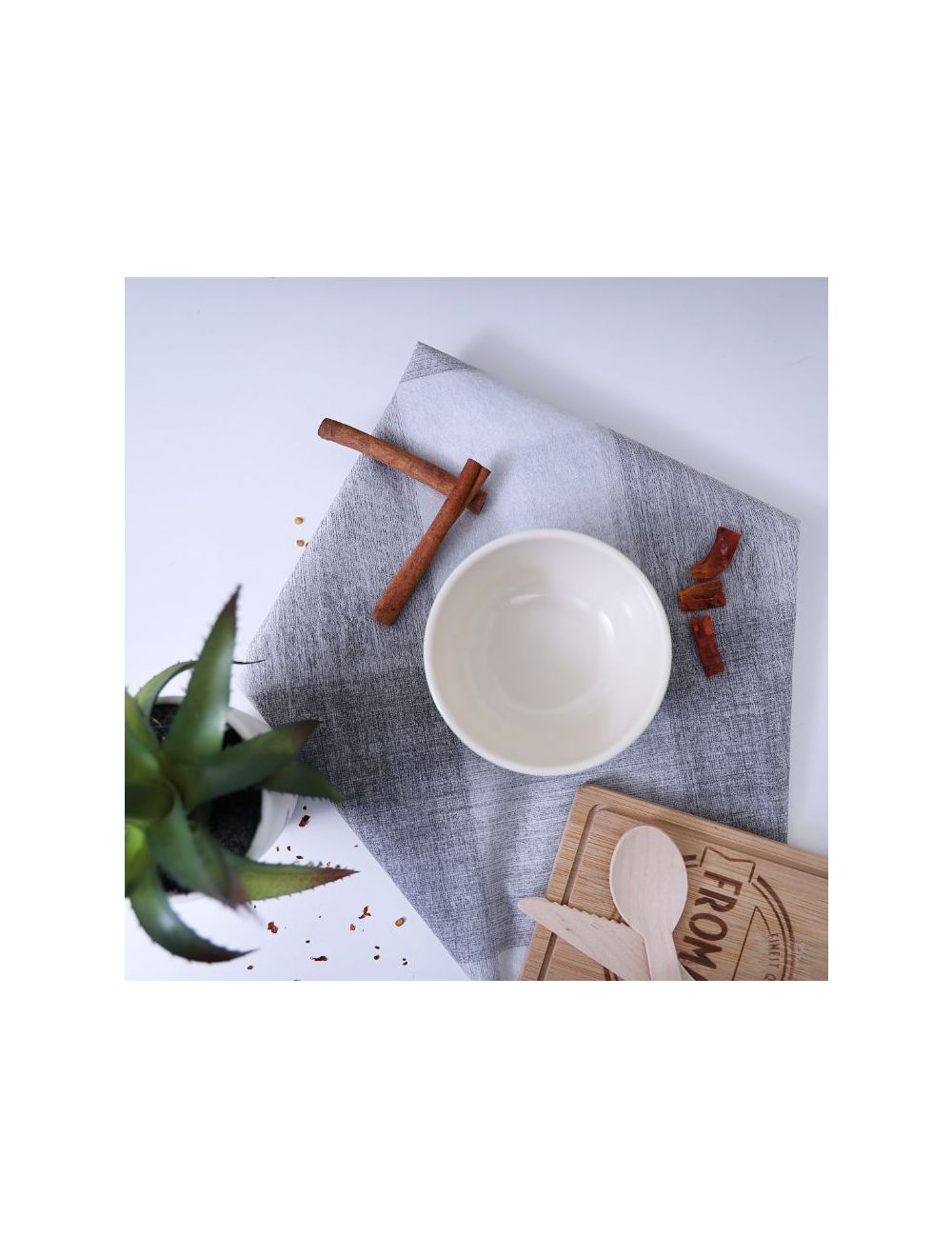 Royalford 3.5 inch Melamineware Super Rays Round Bowl Yellow & White