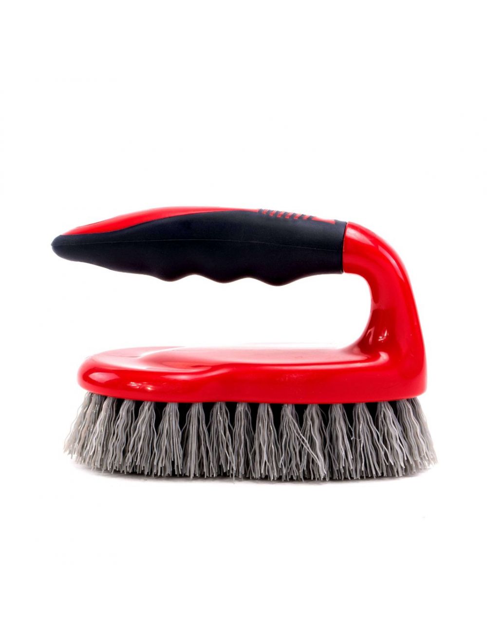 Royalford Scrubbing Brush With Handle Red