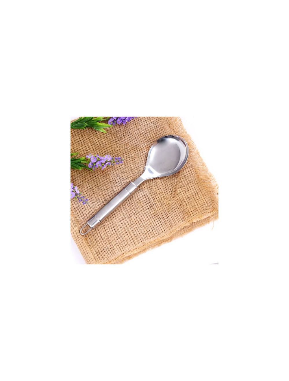 Royalford Stainless Steel Rice Spoon Silver
