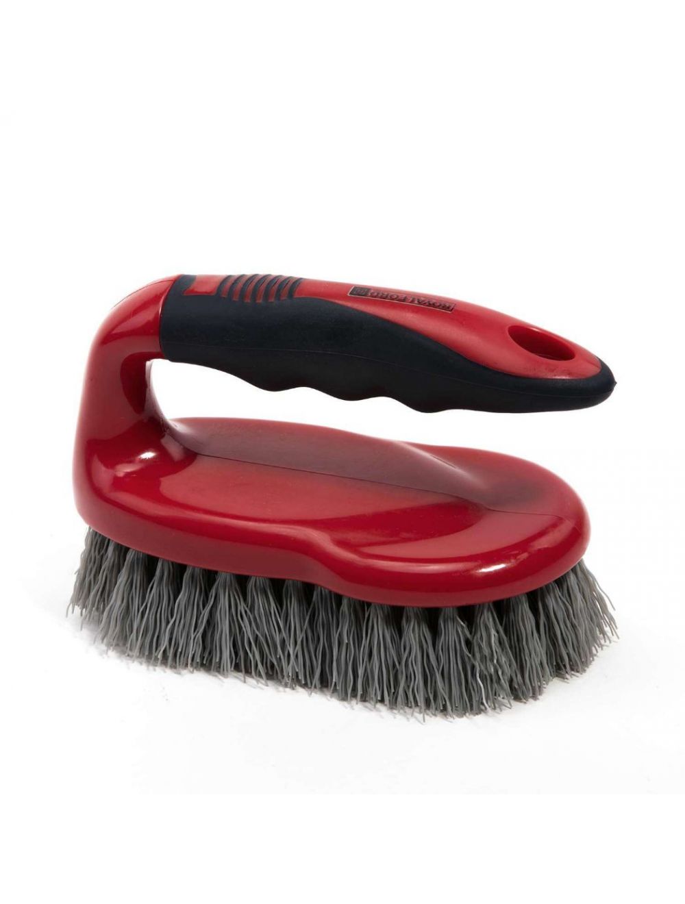 Royalford Scrubbing Brush With Handle Red