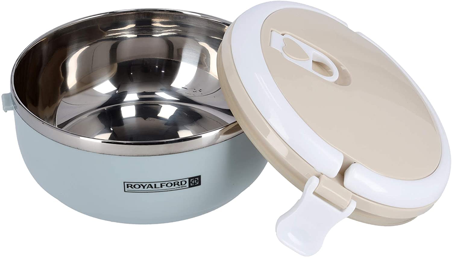 Royalford 700ML Single Layer Round Lunch Box 1X60