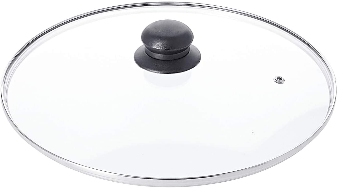 Delcasa 28Cm Non Stick Casserole Stock Pot With Glass Lid Aluminium Cookware Pan Induction Safe