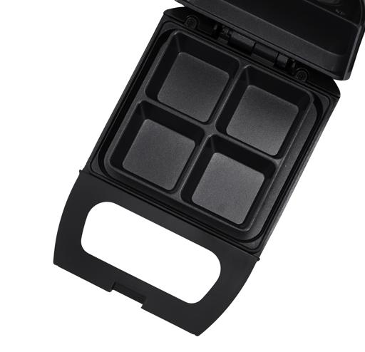 Geepas Brownie Maker 4 Bites At A Time Non Stick Cooking Plate