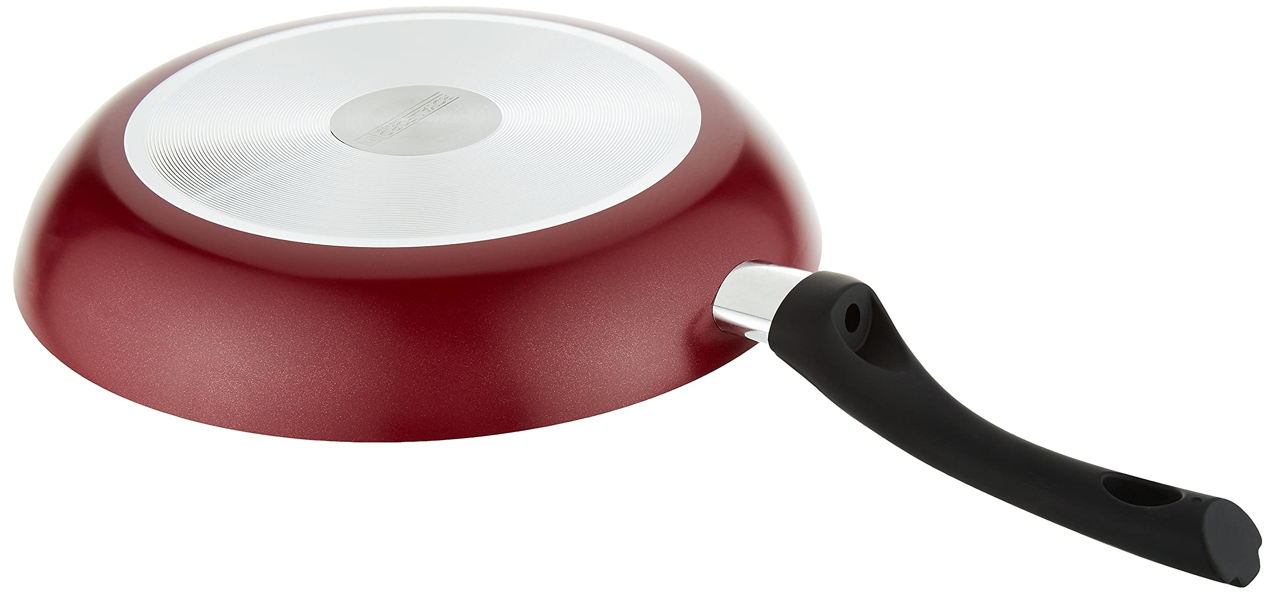 Royalford Aluminum Non Flat Fry Pan 1 Piece Red