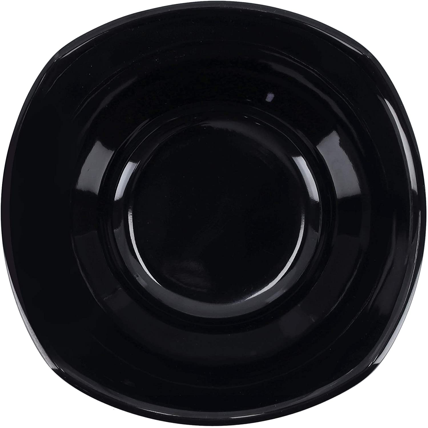 Royalford 4.5 inch Melamine Ware Square Bowl Black