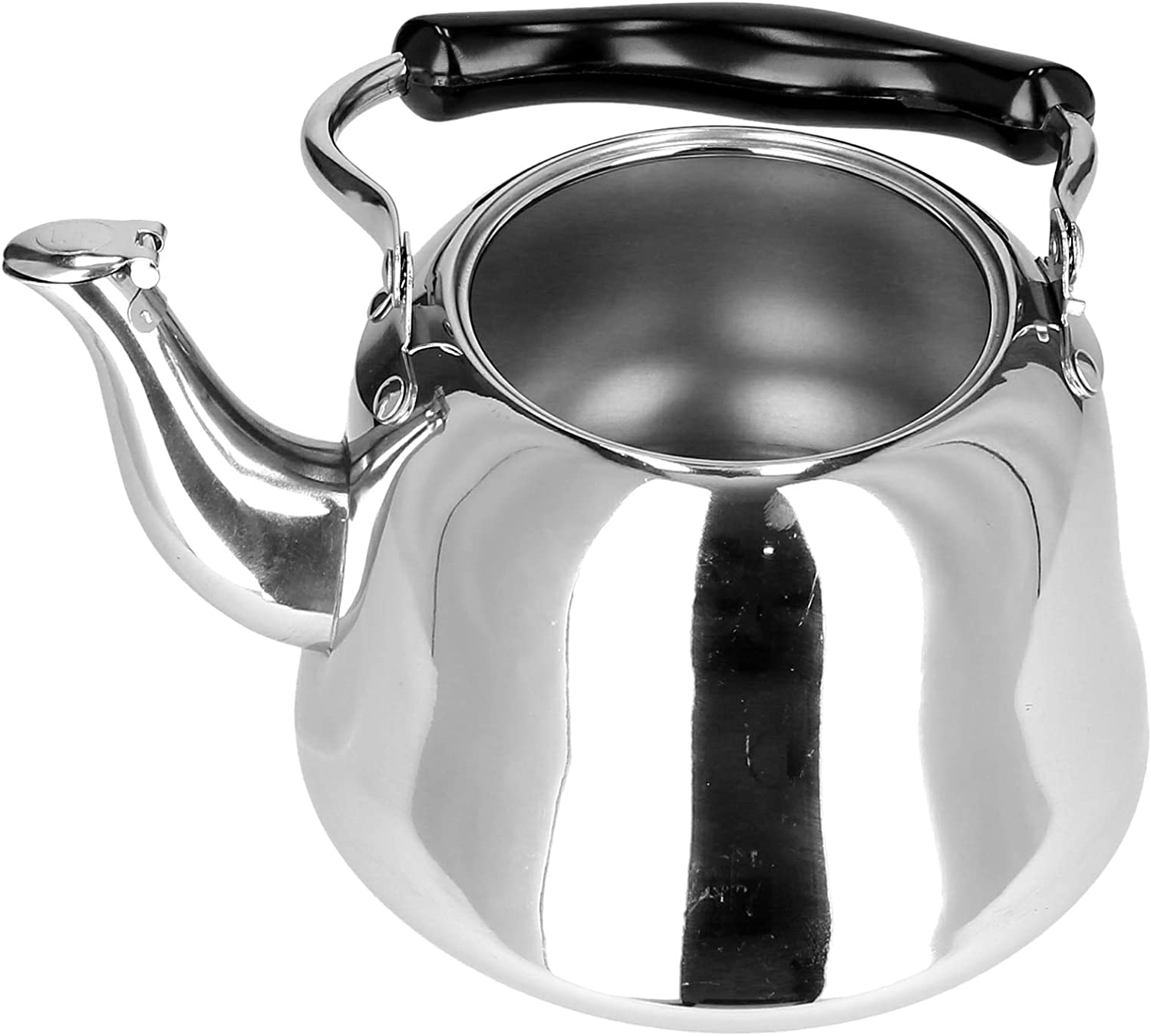 Royalford 1L Stainless Steel Whistling Kettle Silver