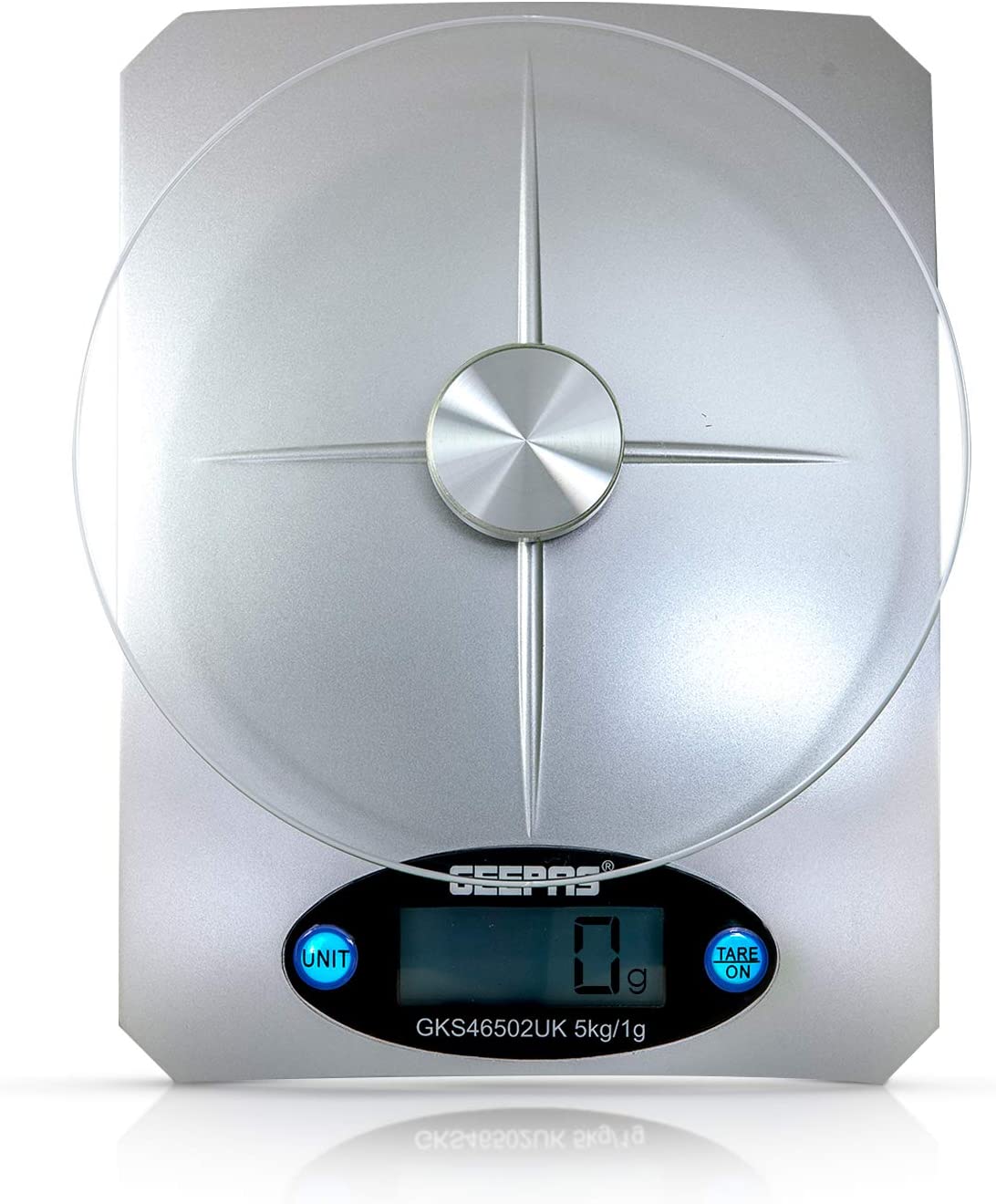 Geepas Digital Kitchen Scale 5Kg Capacity White