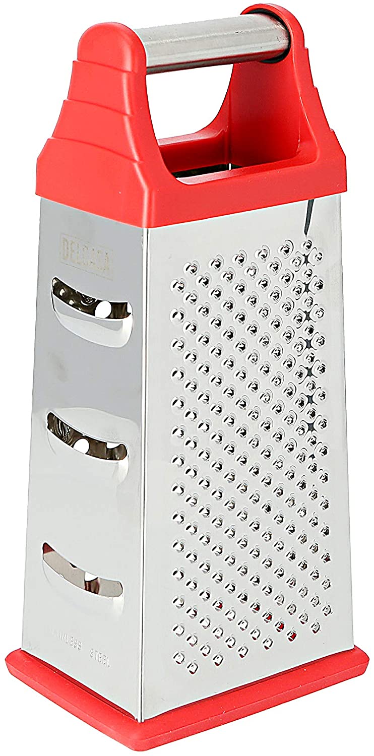 Delcasa 4 Sided Box Cheese Grater Stainless Steel - DC1660 | Kitchen Appliance | Halabh.com