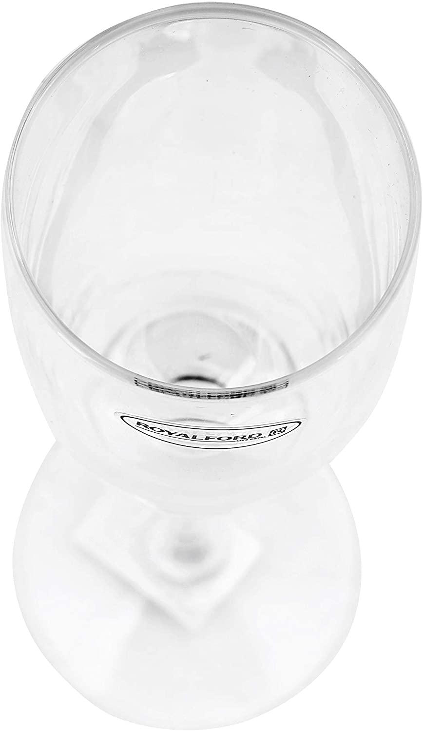 Royalford Flute Glass clear crystal glass