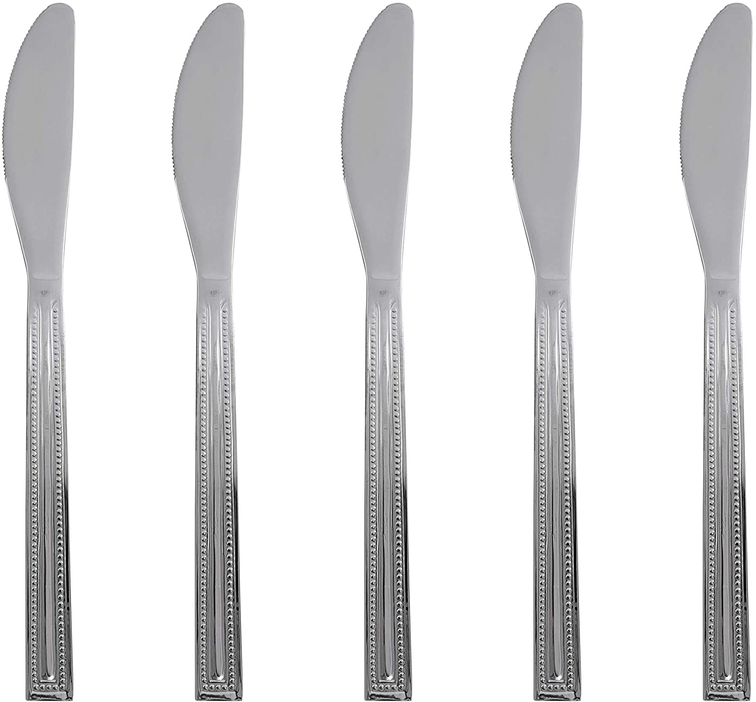 Royalford 6 Set Steak Knives Stainless Steel Silver