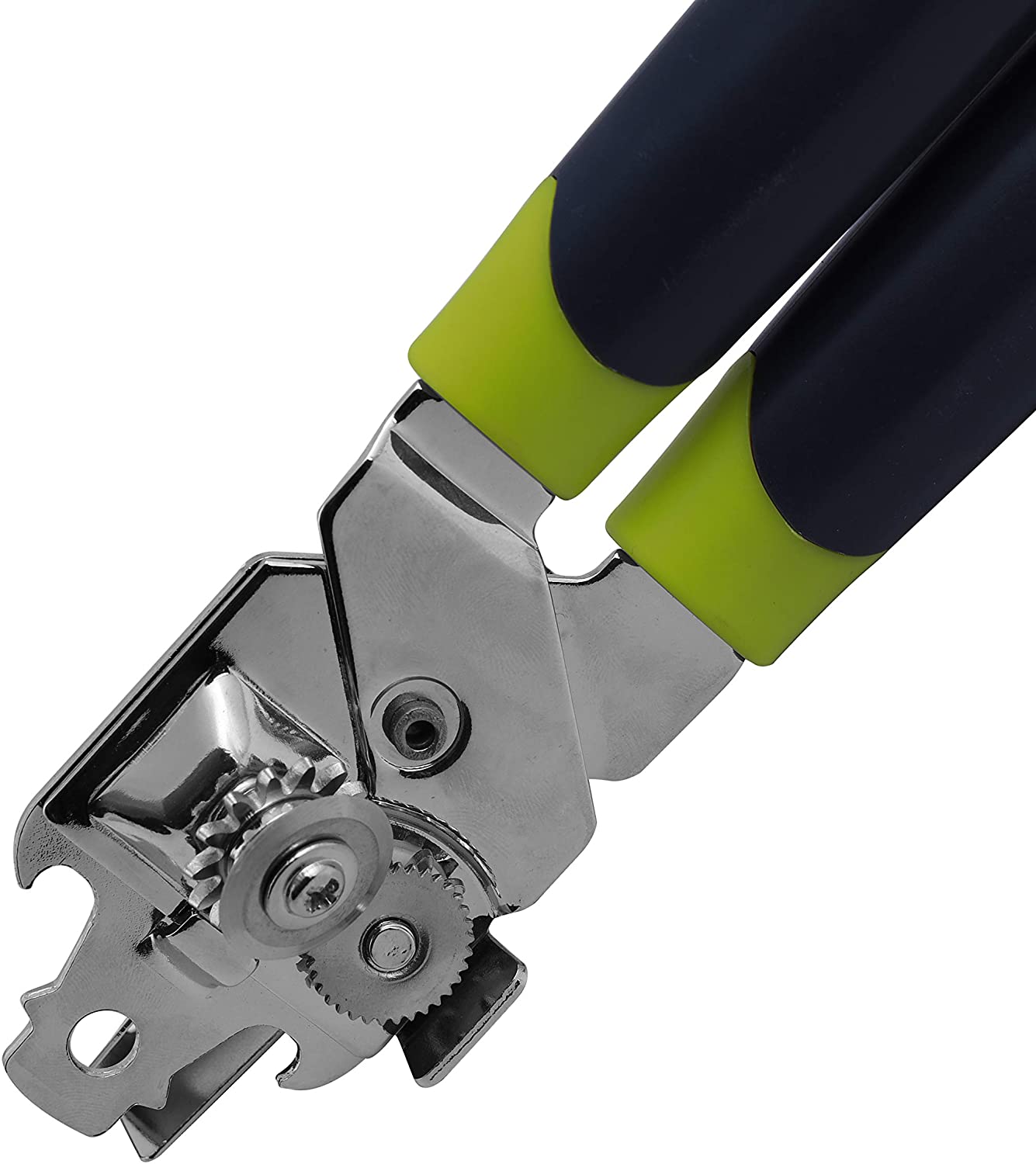 RoyalFord Stainless Steel Can Opener With ABS Handle Multicolor