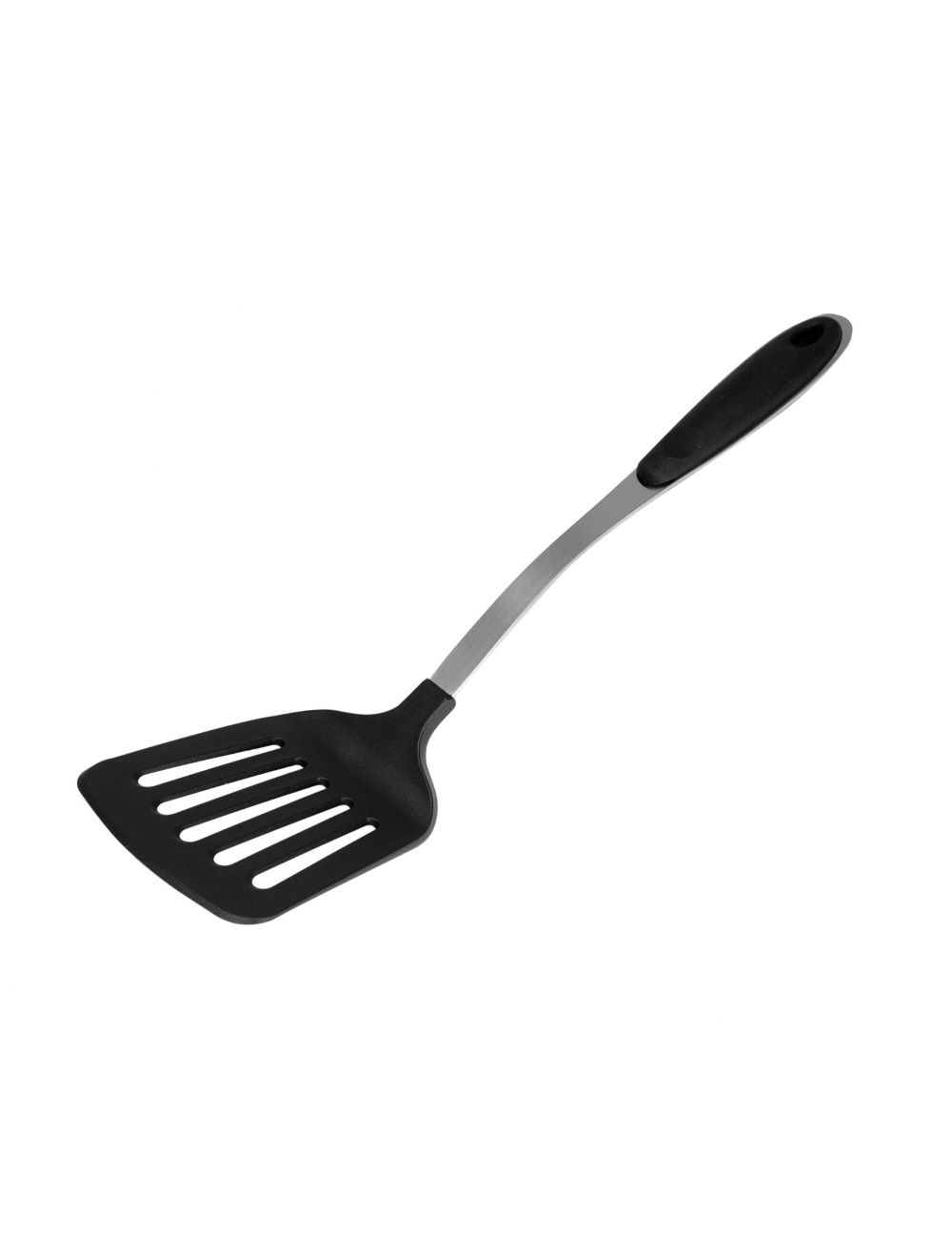 Royalford Nylon Slotted Spatula with Steel Handle