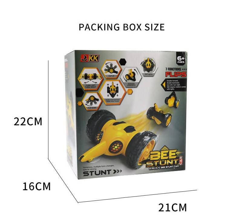 Bee RC Stunt Car 2.4G Drift Deformation Jumping Car 360 Rotation Vehicle