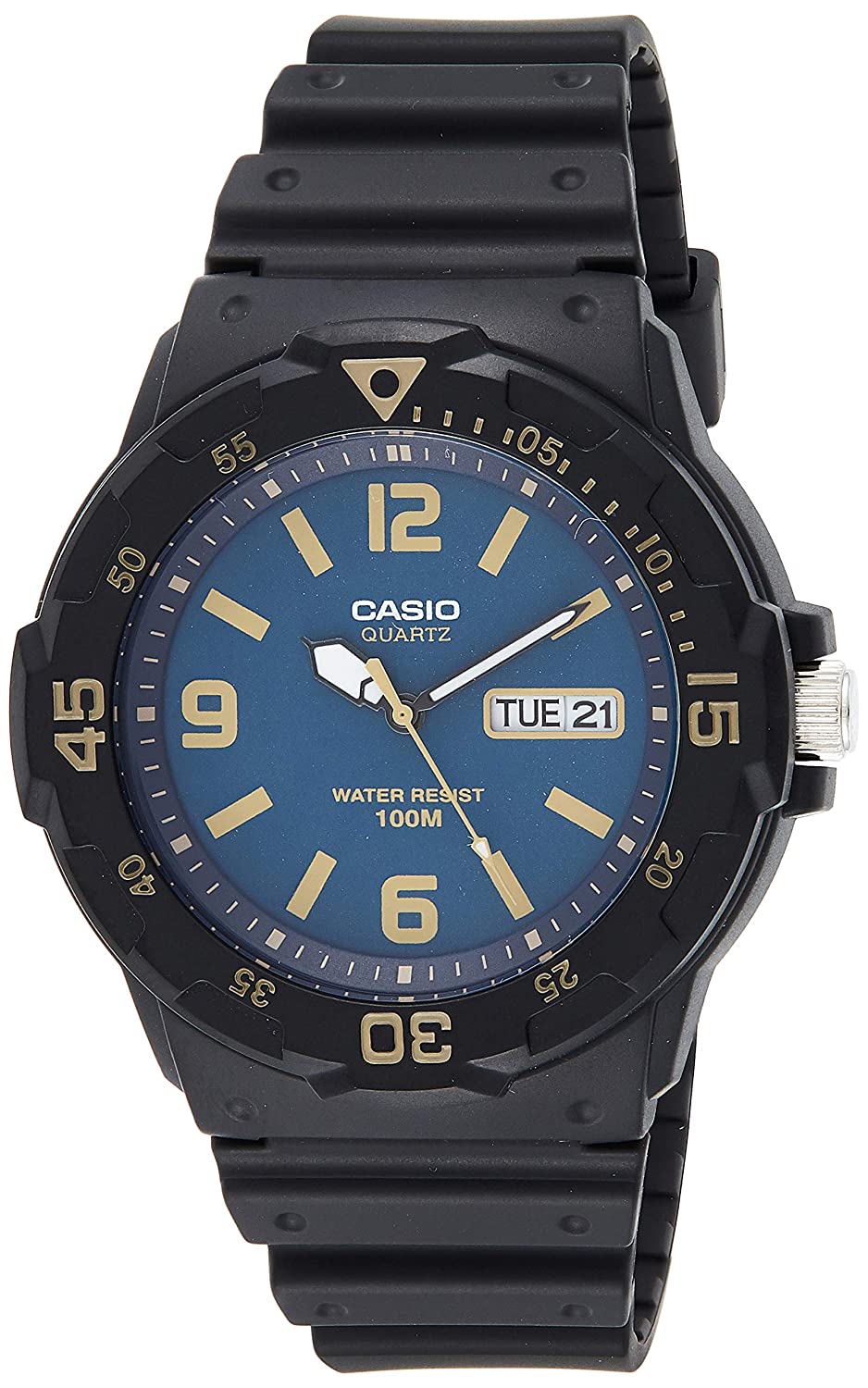 Casio Youth Men's Watch MRW-200H-2B3VDF | Resin | Water-Resistant | Minimal | Quartz Movement | Lifestyle| Business | Scratch-resistant | Fashionable | Halabh.com