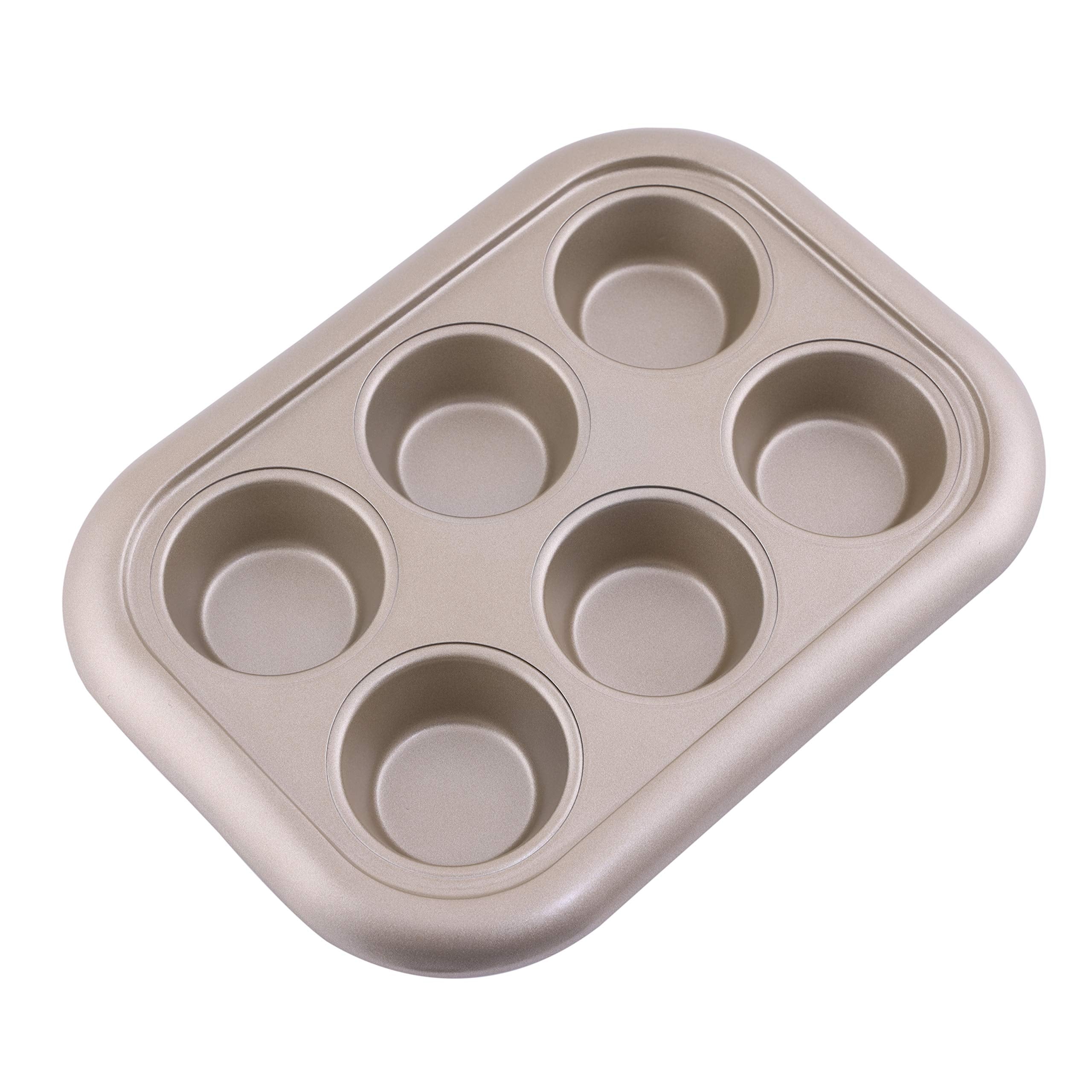 Royalford 6 Cup Muffin Pan 29.4X21X3.5 cm 0.5 mm