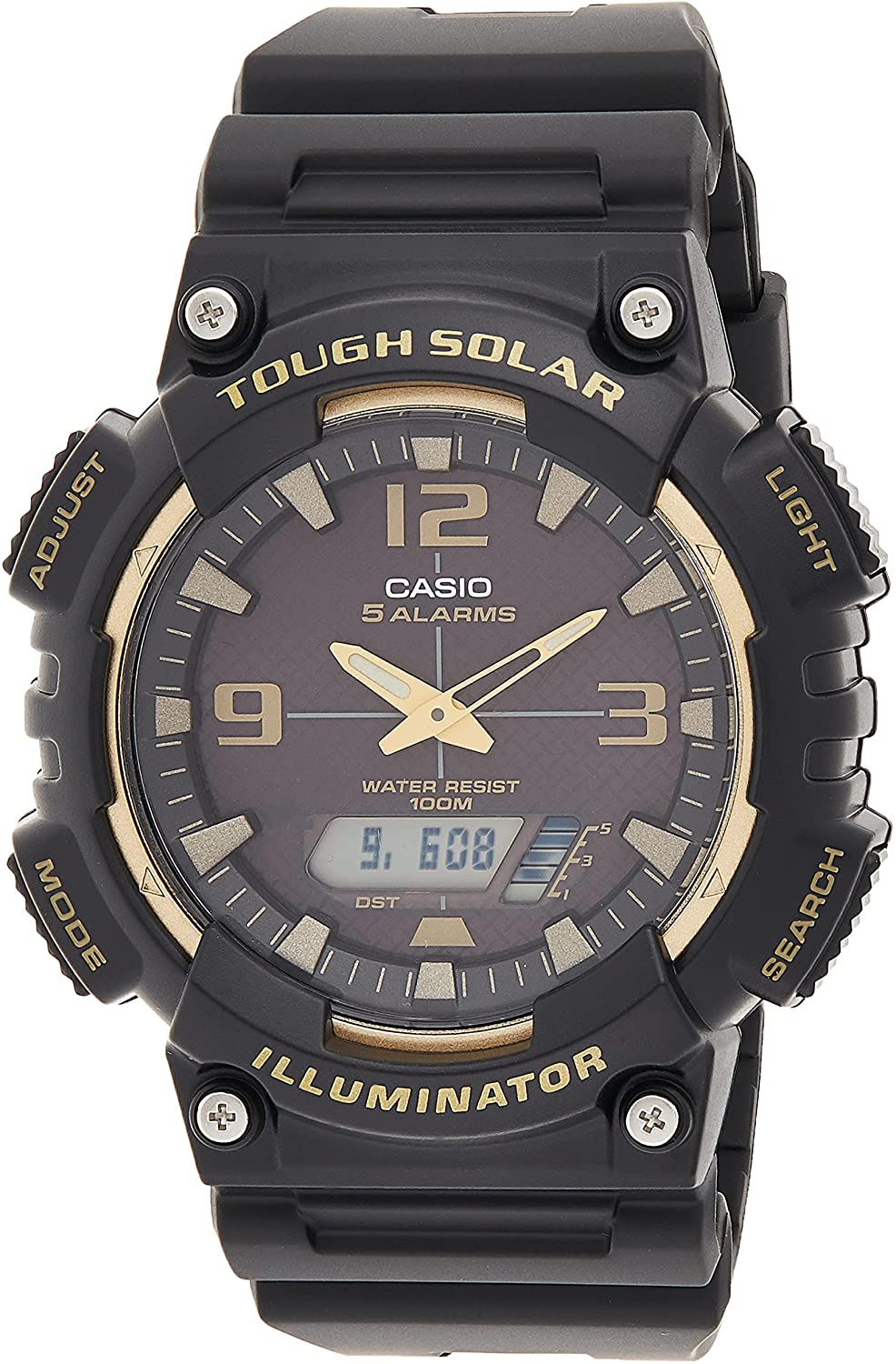 Casio Analog Digital Watch AQ-S810W-1A3VDF | Resin | Water-Resistant | Minimal | Quartz Movement | Lifestyle| Business | Scratch-resistant | Fashionable | Halabh.com