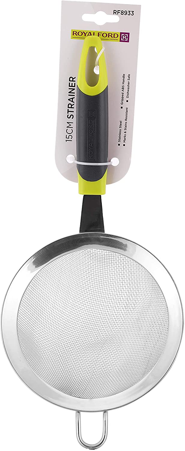 Royalford 15CM Stainless Steel Strainer