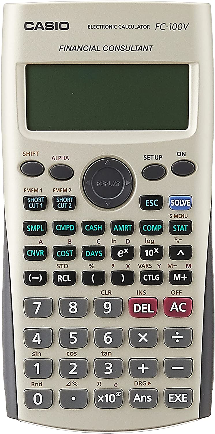 Casio Calculator Financier Blister - OG-FC100