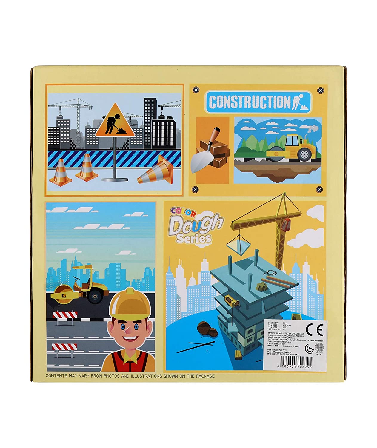 Construction Playset Toys with Dough (Clay) and Mold Kids Set