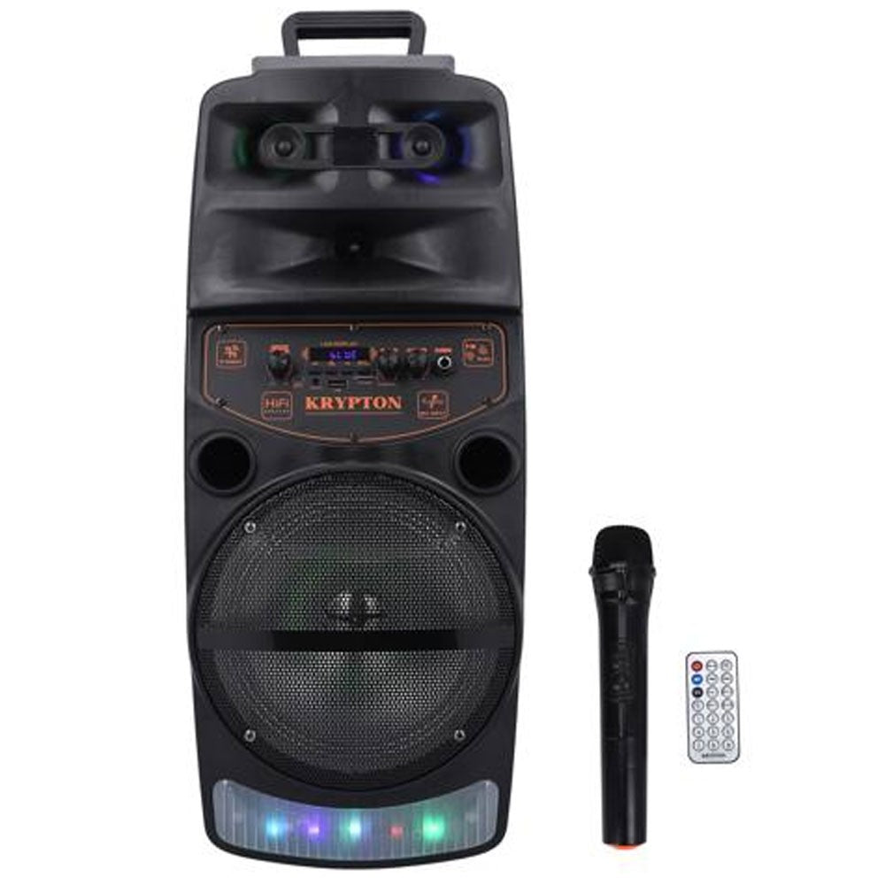 Krypton KNMS5192 Portable Rechargeable Bluetooth Speaker with Remote & Mic