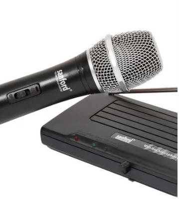 Sanford Wireless Microphone Black