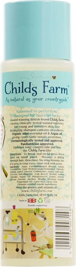 Childs Farm Shampoo 250ml - Strawberry And Organic Mint
