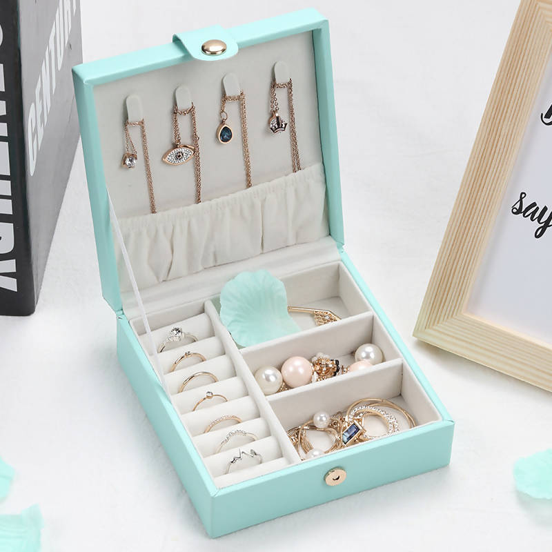 Jewelry Organizer Box Holder Tray Case For Ring Earrings Necklaces Accessories etc Storage Display