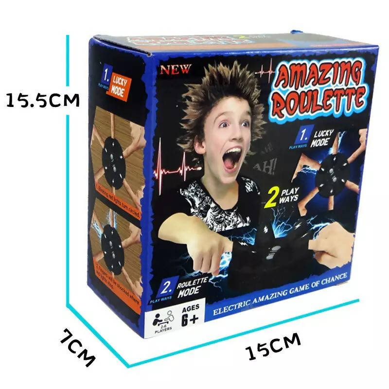 Novel Funny Lucky Shock Six Finger Heart Rate Lie Detector Party Truth Big Adventure Decompression Trick Toy