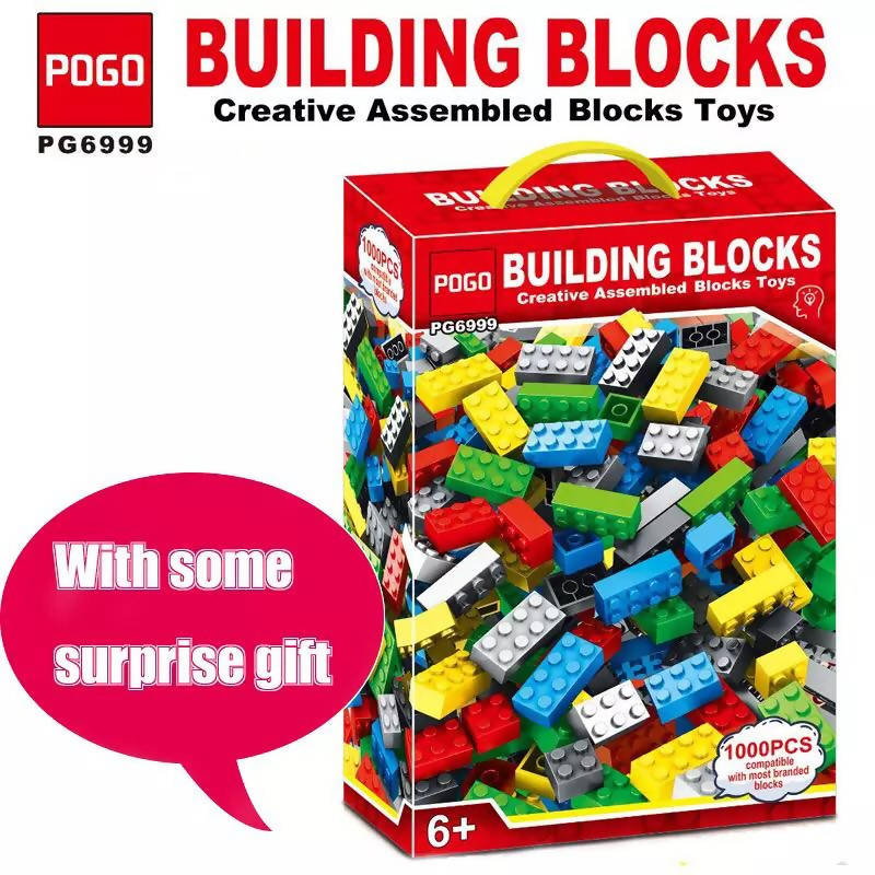 Building Blocks 1000 Pieces DIY Bulk Sets
