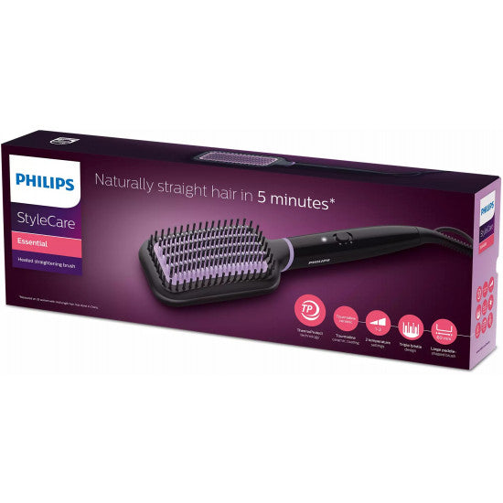 Philips Heated Straightening Brush with Thermoprotect Technology Black | Beauty & Personal Care | Halabh.com
