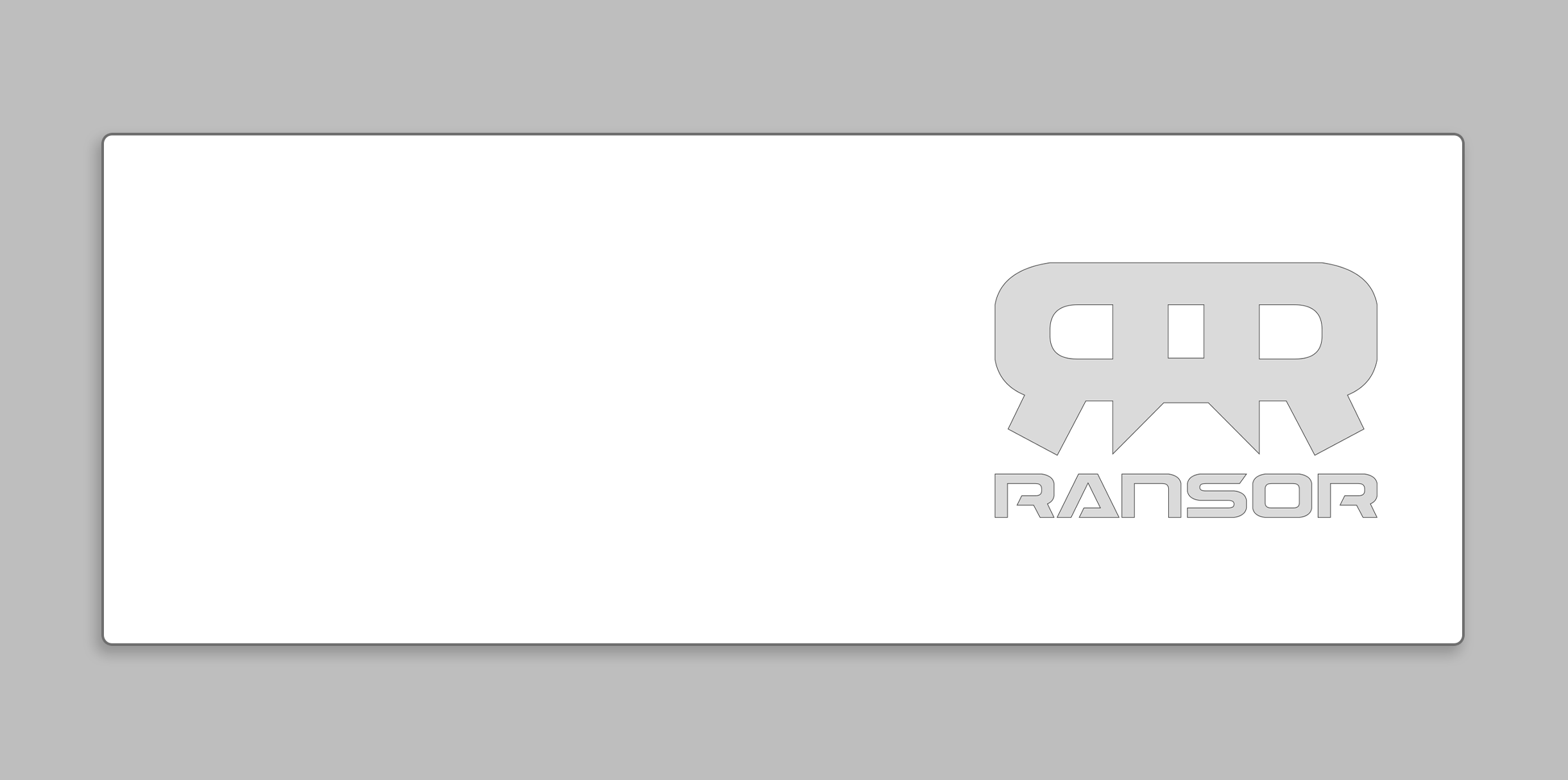 Ransor Gaming Moozepad Classic White 80 x 30 | Gaming Accessories | Best Gaming Pads in Bahrain | Halabh.com