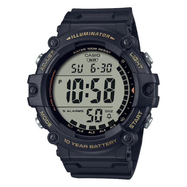 Casio Standard Men's Watch - AE-1500WHX-1AVD | Resin | Water-Resistant | Minimal | Quartz Movement | Lifestyle| Business | Scratch-resistant | Fashionable | Halabh