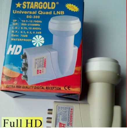 StarGold Quad 4 Out LNBF - SG-330 HD | Home Appliance & Electronics | Halabh.com