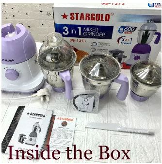 Shop Stargold 3In 1 Mixer Grinder | Best Mixer | Halabh